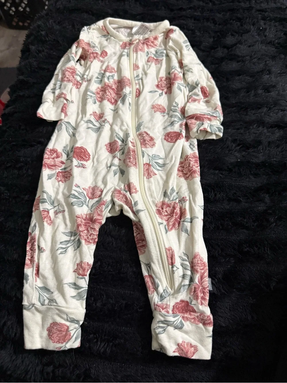 Carter's Girls' One-Piece Footies - Pink, Mint, Navy, Gray, Cream Bundle 6-9M